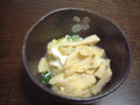 たけのこのさっと煮♪卵とじ