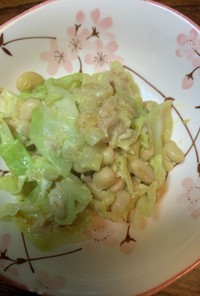 大豆とツナのカレーマヨサラダ
