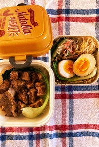 JK弁当　魯肉飯&カニかま胡瓜の酢の物
