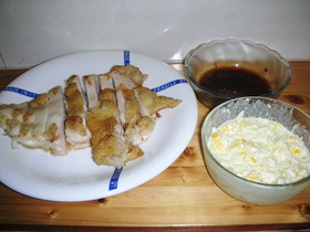 胸肉★焼いて南蛮