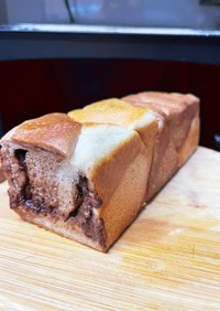 チョコたっぷりスティック食パン
