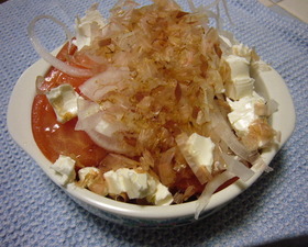 超簡単!あっという間の和風トマトサラダ