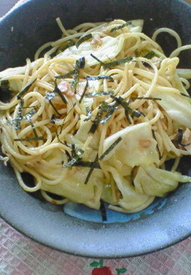 簡単おいしい!キャベツとツナの和風パスタ