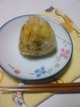 ✿ 味噌×チーズのおにぎり✿