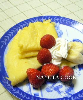 ホットケーキミックスでクレープ