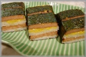 国産スパム(わしたポーク)照り焼きむすび