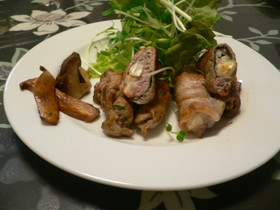 豚肉のチーズロール巻き(3種)