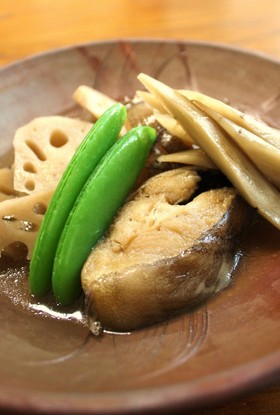 カレイと根菜煮