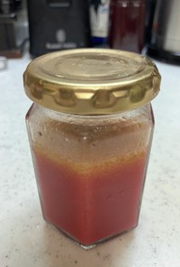 くすみピンクの梅酢ドレッシング