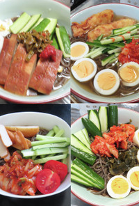 中国産食材と常備調味料で冷麺：自分用覚書