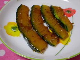 【簡単おかず】焼きかぼちゃ♪お弁当にも!