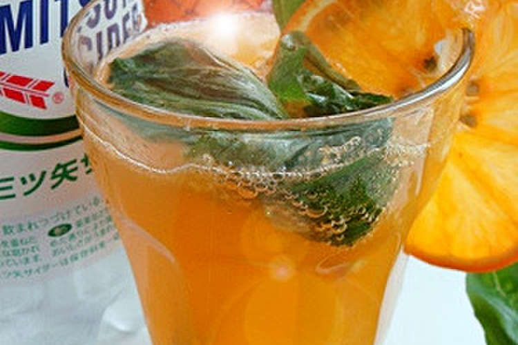 三ツ矢サイダー バジル オレンジ味 レシピ 作り方 By うっし クックパッド 簡単おいしいみんなのレシピが358万品