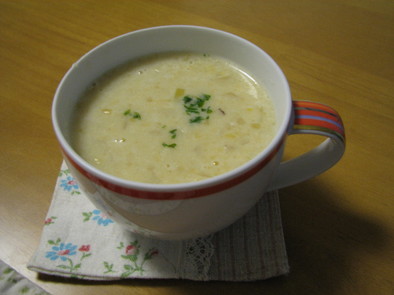 超簡単コーンスープの写真