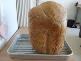HBにおまかせ☆ゴマたっぷりセサミ食パン