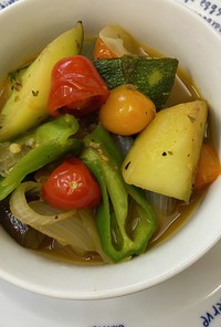 ミニトマト夏野菜のラタトゥーユ風