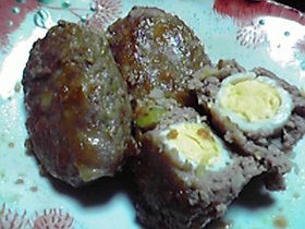 和風うずらハンバーグ煮込み