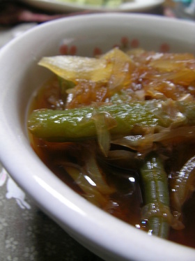 【男の料理】いんげんの鰹節煮