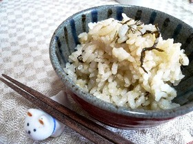 おいしい☆もずくごはん