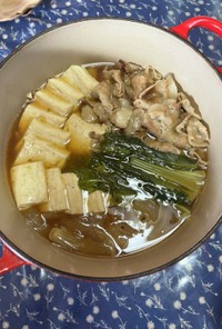 To_kiさん風豚バラ肉のすき煮風肉豆腐