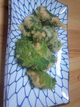 衣サックリ!鶏ムネ肉のしそ揚げ☆
