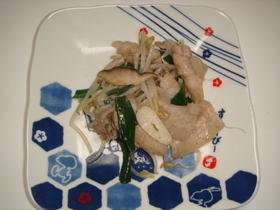 簡単!豚バラとにらの炒めもの