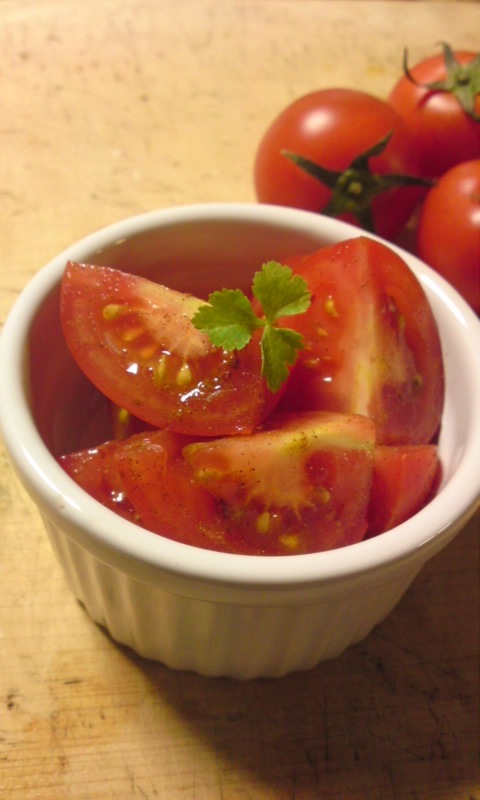 トマトとシナモンdeひんやりデザートの画像