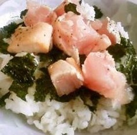 簡単!お肉みたいなびんとろ丼