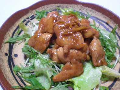 鶏の生姜焼きの写真