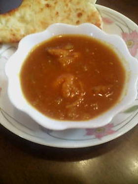 フライパンで横着インドカレー♪