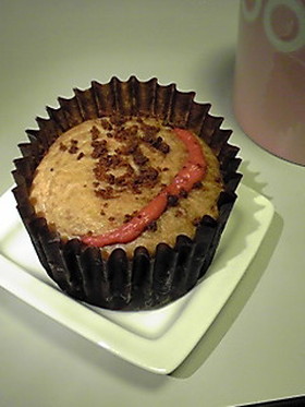 ヨーグルトケーキinイチゴカスタード