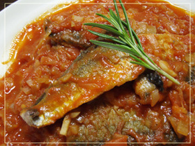 さんまのイタリアンなトマト煮込み
