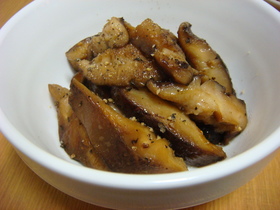 しいたけ、焼いただけ。