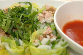 タイ風☆生春巻?ううん、キャベツ巻き