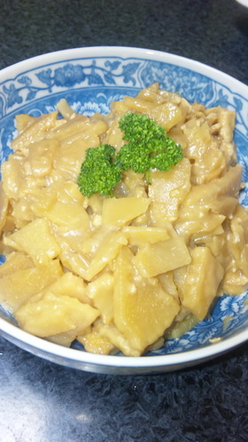 美味しさにびっくり!!竹の子の油味噌