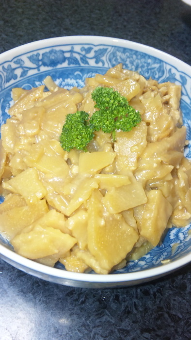 美味しさにびっくり！！竹の子の油味噌の写真