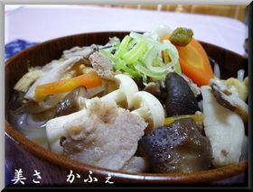 きのこ入り豚汁