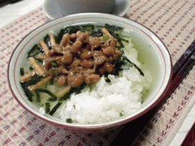 みんなの納豆レシピ Vol.2（汁物・茶漬け系）の写真