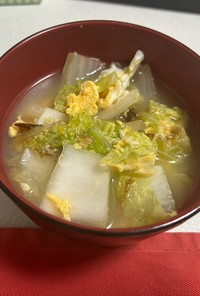 中華風卵とじスープ