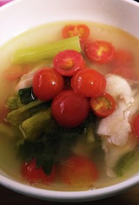 バックリブと野菜のスープ