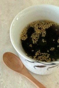 焼きのりカップスープ★1分レシピ