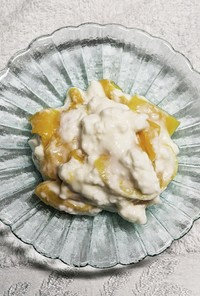 マンゴーヨーグルトの簡単デザート