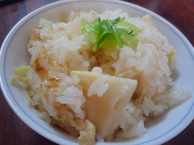 うどんスープで美味しい☆簡単たけのこご飯
