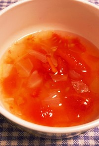 【幼児食】トマトのスープ