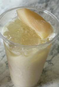 桃の缶詰デザート→フラッペ(身内専用)