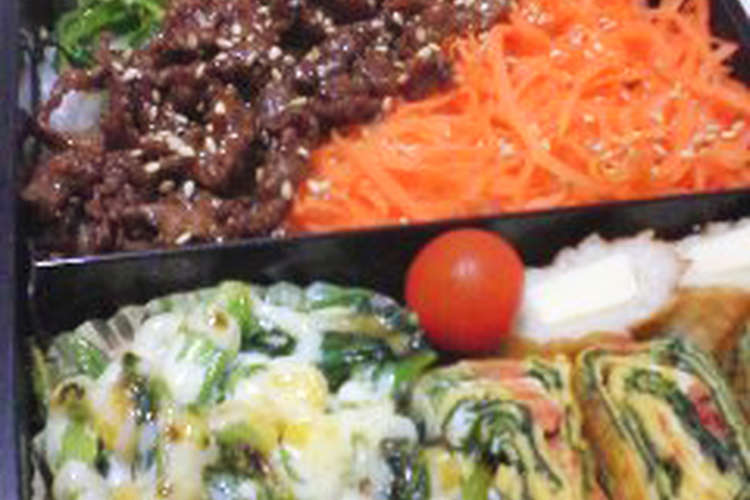 お弁当に ビビンパ風焼肉丼 レシピ 作り方 By Coconut 315 クックパッド