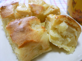 りんごのもっちりケーキ
