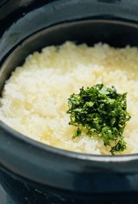 新生姜の炊き込みご飯〜土鍋炊き〜