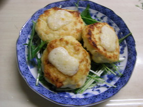 チーズin豆腐ハンバーグ