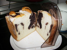 HBで♪米粉あん食パン