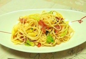 春きゃべ✿パスタ